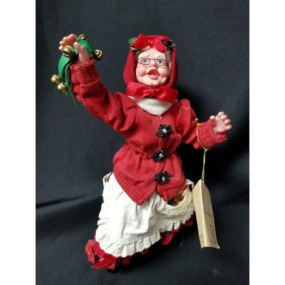 Fabriche KSA Kurt Adler Collectibles Christmas Caroller Mrs. Claus - Picture 3 of 10